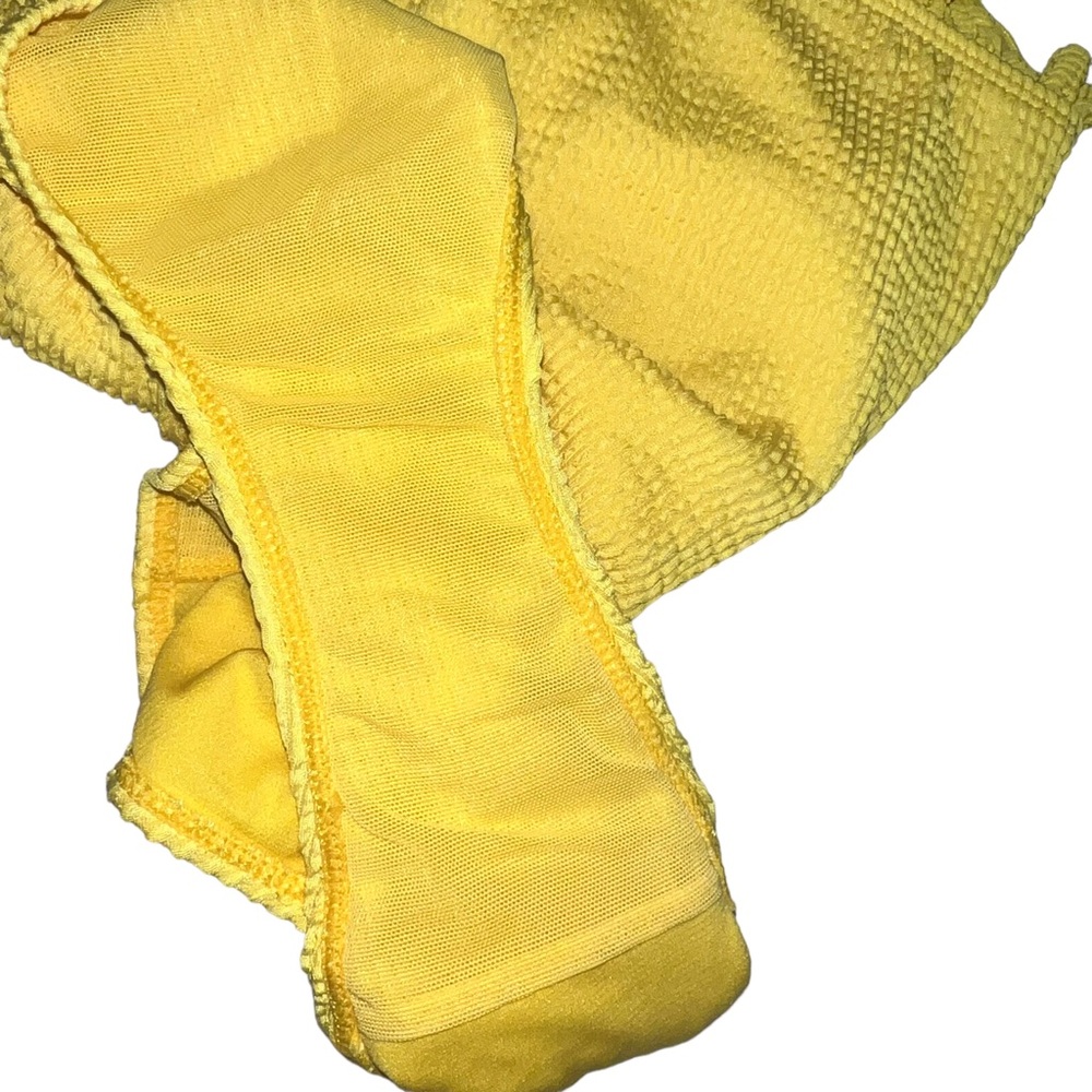 Jones New York Yellow One-Shoulder Swim One Piece, XL - Picture 7 of 8